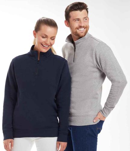 Mantis Unisex 1/4 Zip Sweatshirt - NAV - M